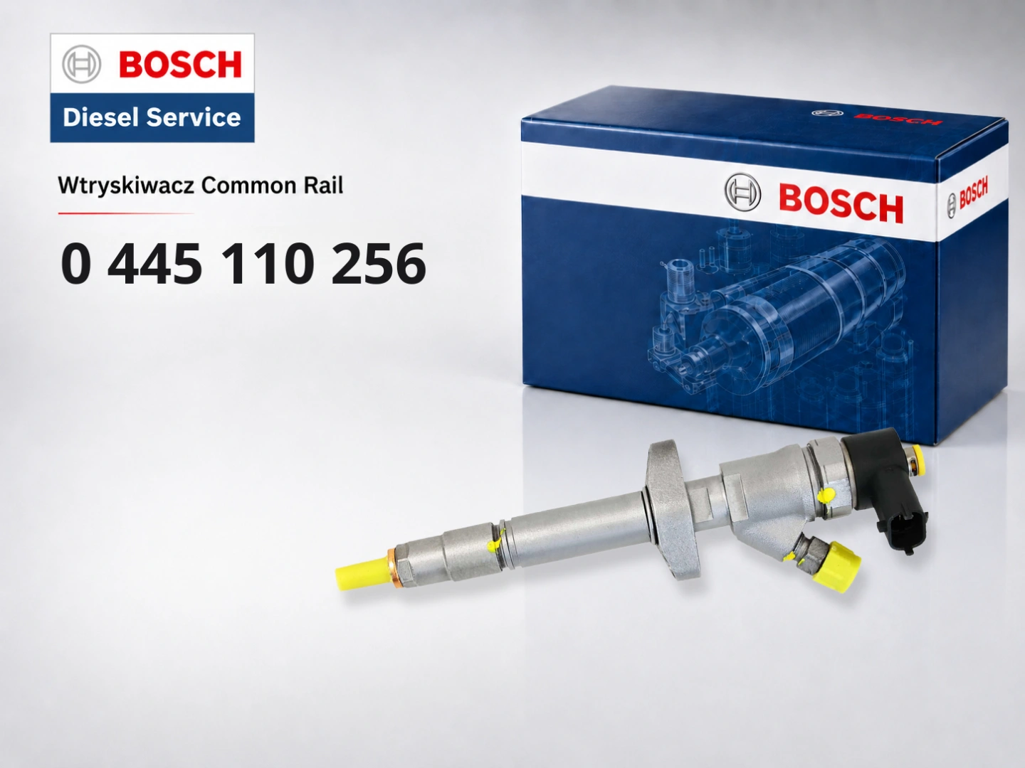 Bosch 0445110256 Hyundai Kia CRDi – wtryskiwacz Common Rail Wtryskiwacz Bosch 0445110256 Common Rail do Hyundai i Kia CRDi
