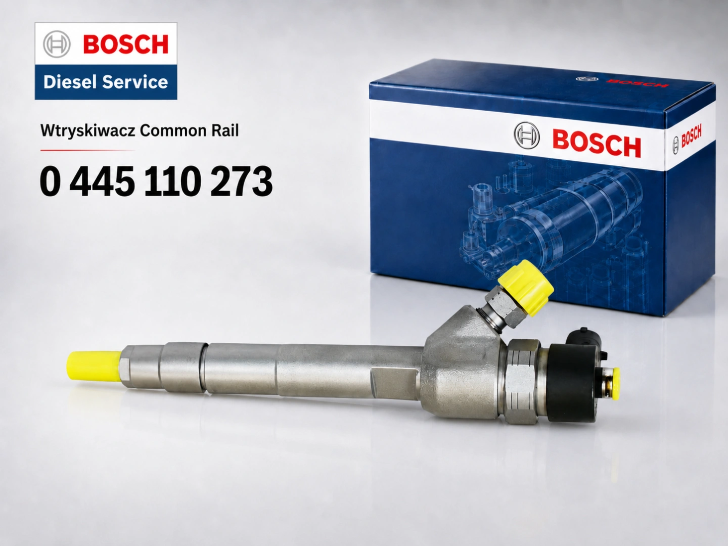 Bosch 0445110273 do Fiat Ducato i Iveco Daily 2.3 Wtryskiwacz Bosch 0445110273 przygotowany do sprzedaży