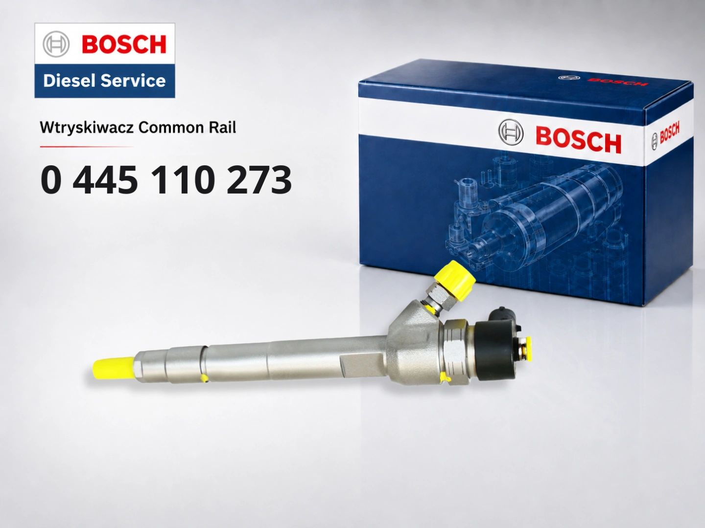 Bosch 0445110273 do Fiat Ducato i Iveco Daily 2.3 Wtryskiwacz Bosch 0445110273 przygotowany do sprzedaży