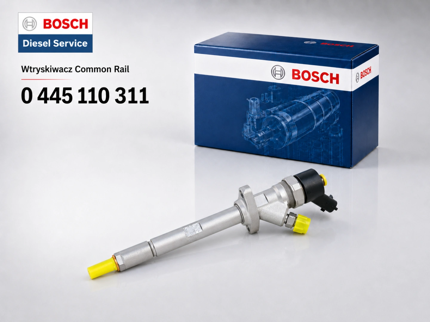 Wtryskiwacz Bosch 0445110311 do silnika 1.6 HDi