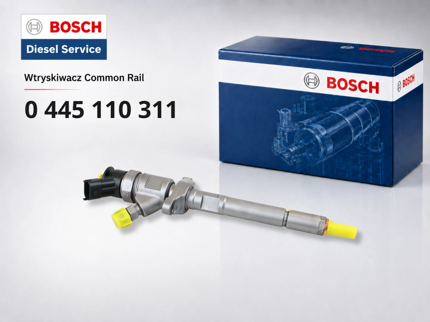 Wtryskiwacz Bosch 0445110311 do silnika 1.6 HDi