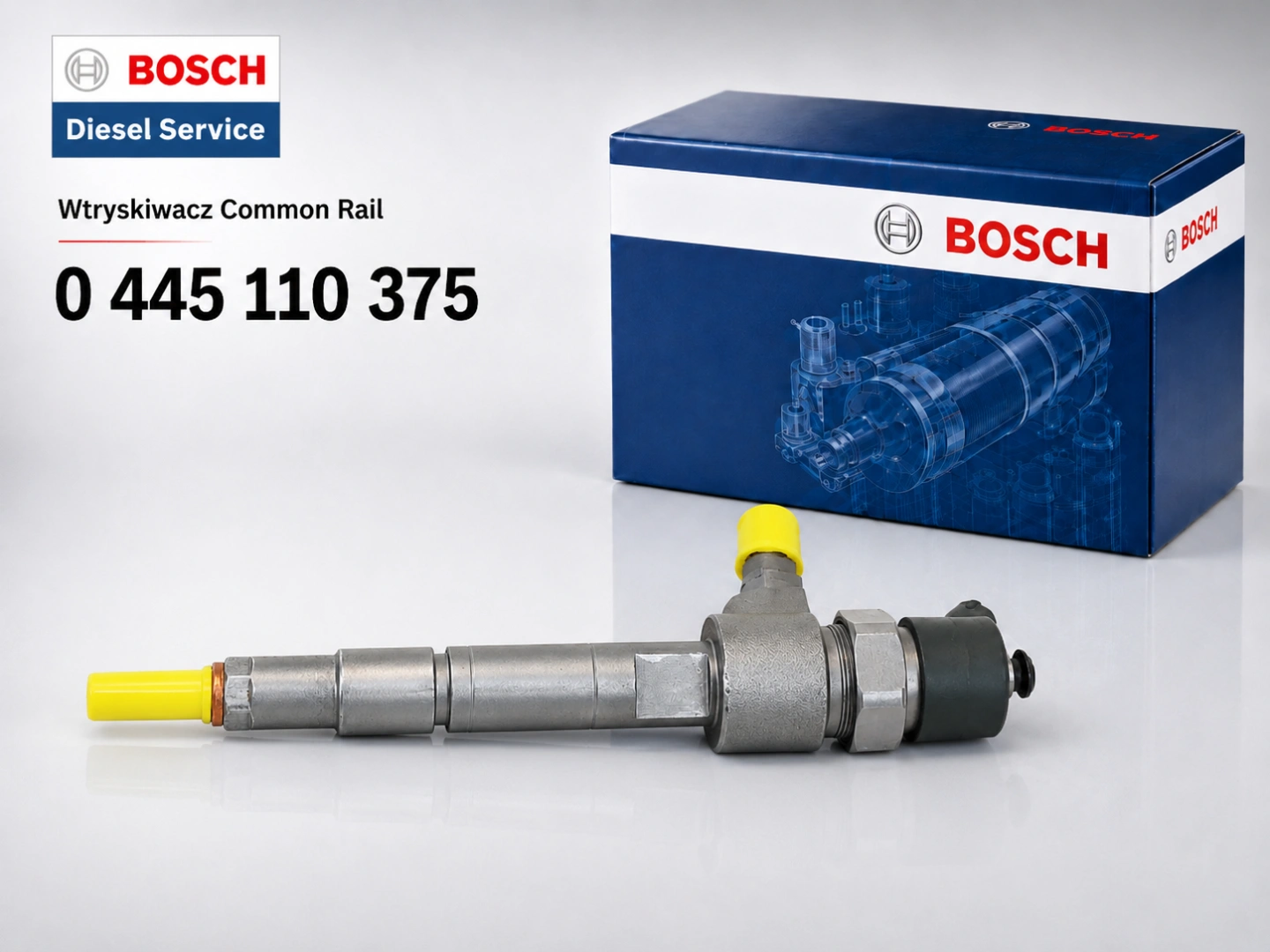 Bosch 0445110375 wtryskiwacz Common Rail do 2.3 dCi Wtryskiwacz Bosch 0445110375 jako wariant sprzedażowy
