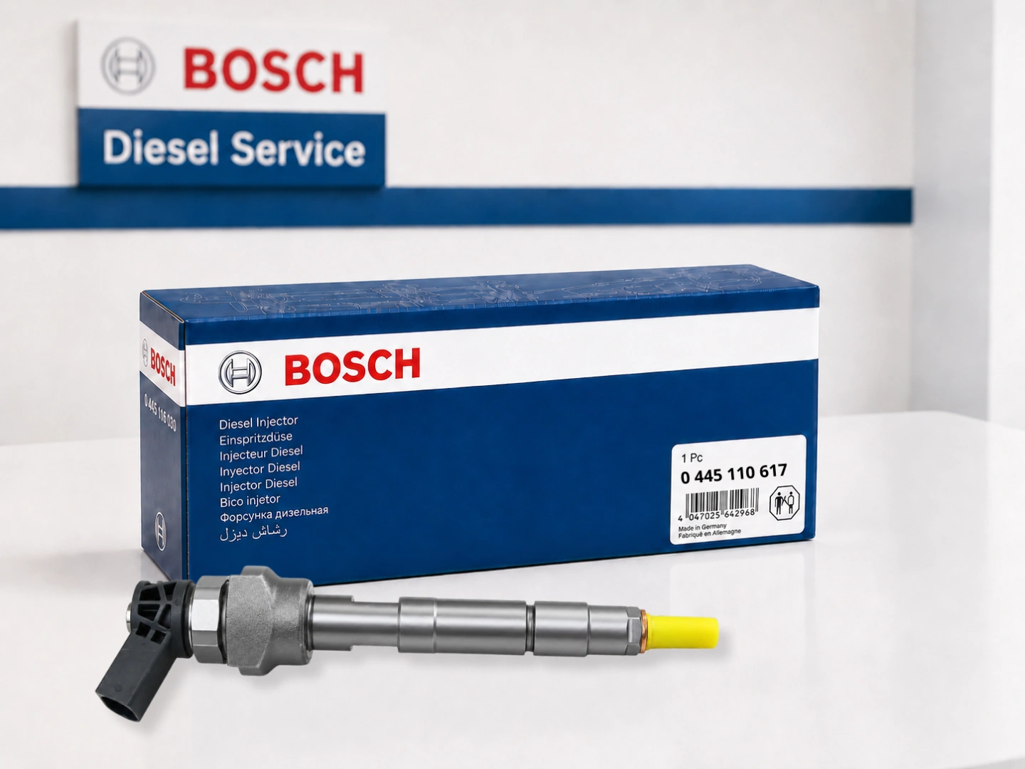 Bosch 0445110617 jako nowy lub zregenerowany wtryskiwacz Wtryskiwacz Bosch 0445110617 przygotowany do sprzedaży