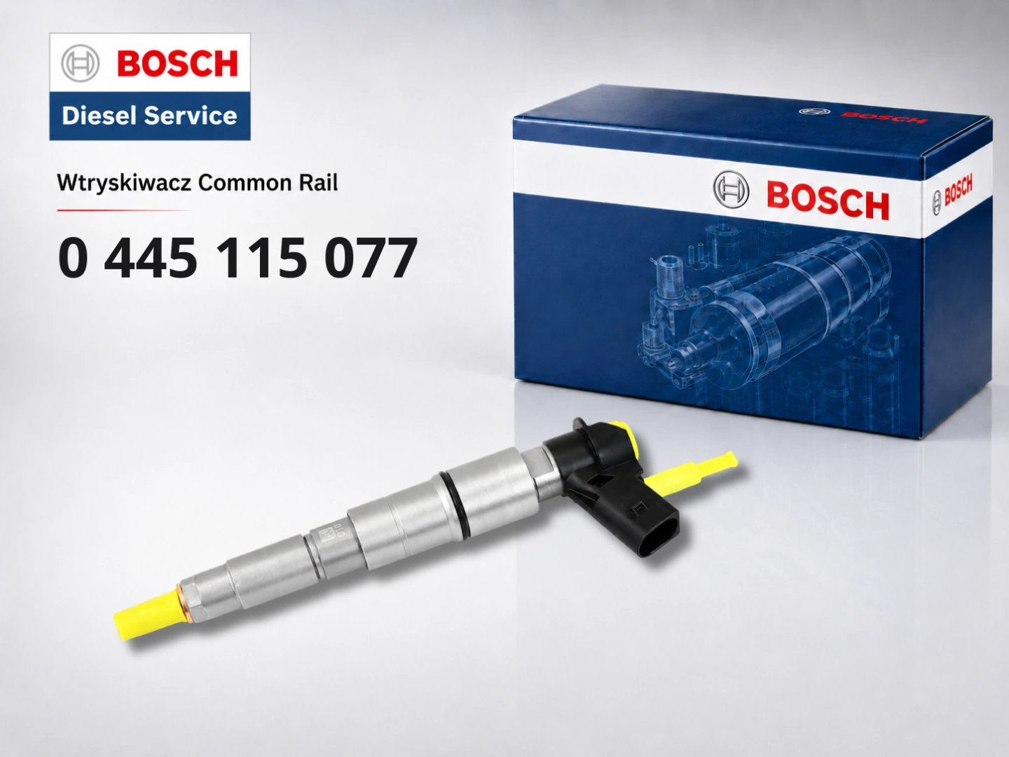 Wtryskiwacz Bosch 0445115077 do silnika BMW 3.0d