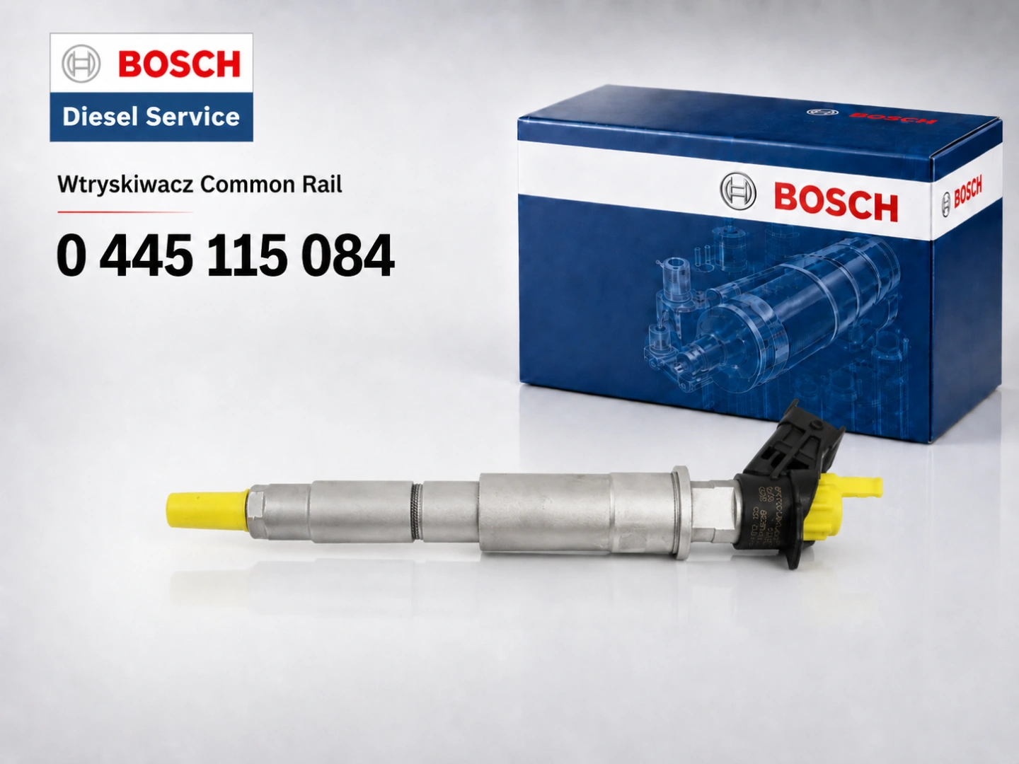 Bosch 0445115084 wtryskiwacz Common Rail 2.0 dCi Wtryskiwacz Bosch 0445115084 jako wariant sprzedażowy