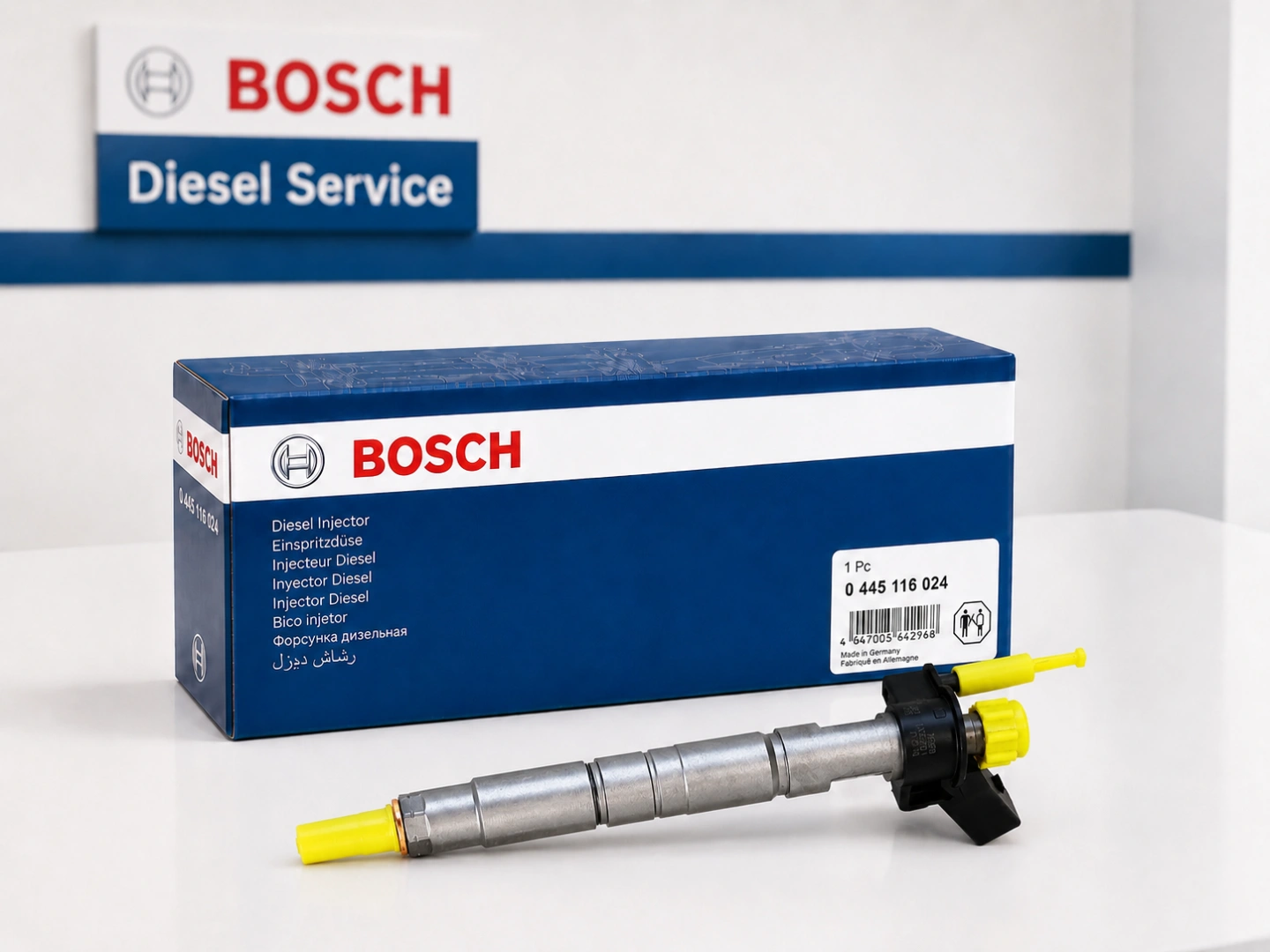 Bosch 0445116024 nowy lub zregenerowany wariant Wtryskiwacz Bosch przygotowany do sprzedaży