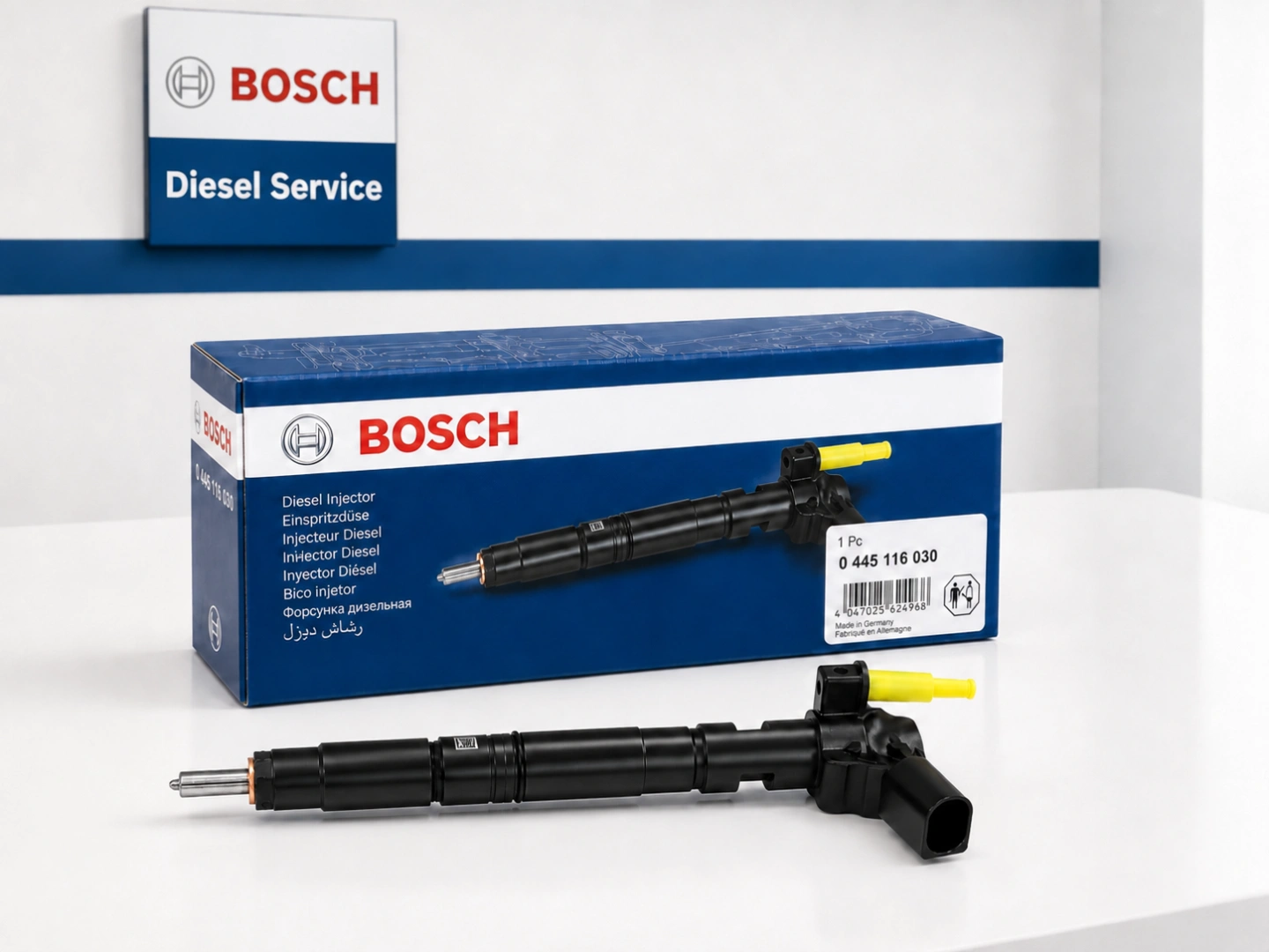 Bosch 0445116030 nowy lub zregenerowany wtryskiwacz Wtryskiwacz Bosch 0445116030 w wariancie sprzedażowym