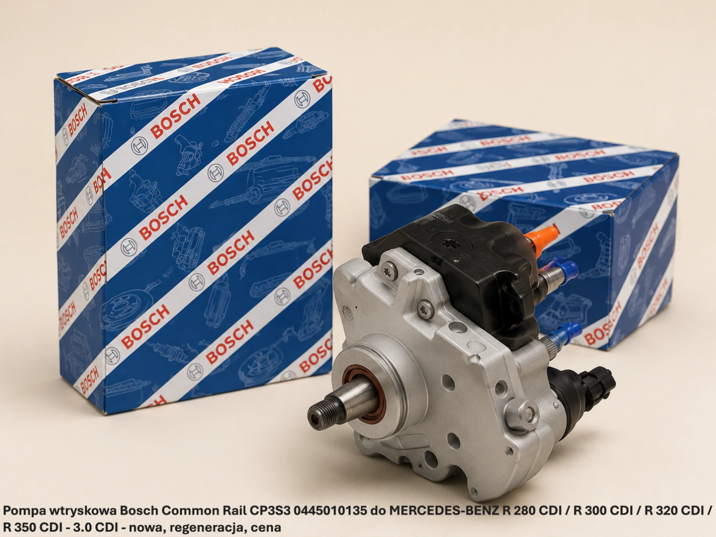 Pompa wtryskowa Bosch Common Rail CP3S3 0445010135 do MERCEDES-BENZ R 280 CDI / R 300 CDI / R 320 CDI / R 350 CDI - 3.0 CDI 