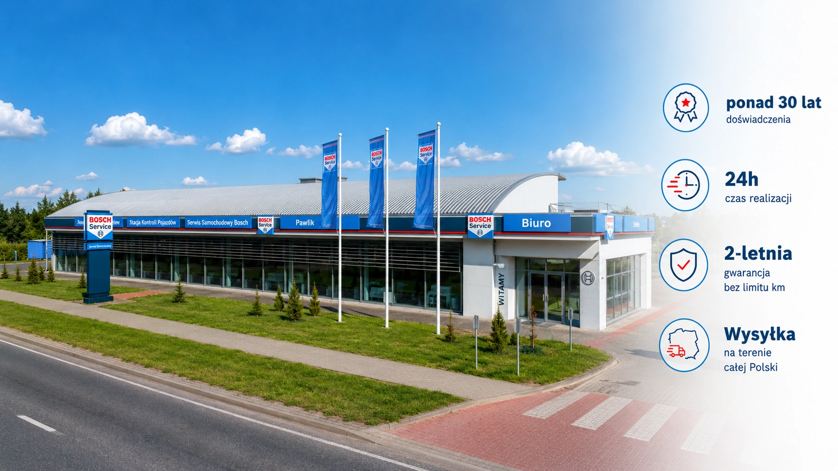 Bosch Diesel Service Pawlik – regeneracja i wysyłka wtryskiwaczy Zaplecze Bosch Diesel Service Pawlik do diagnostyki i regeneracji wtryskiwaczy