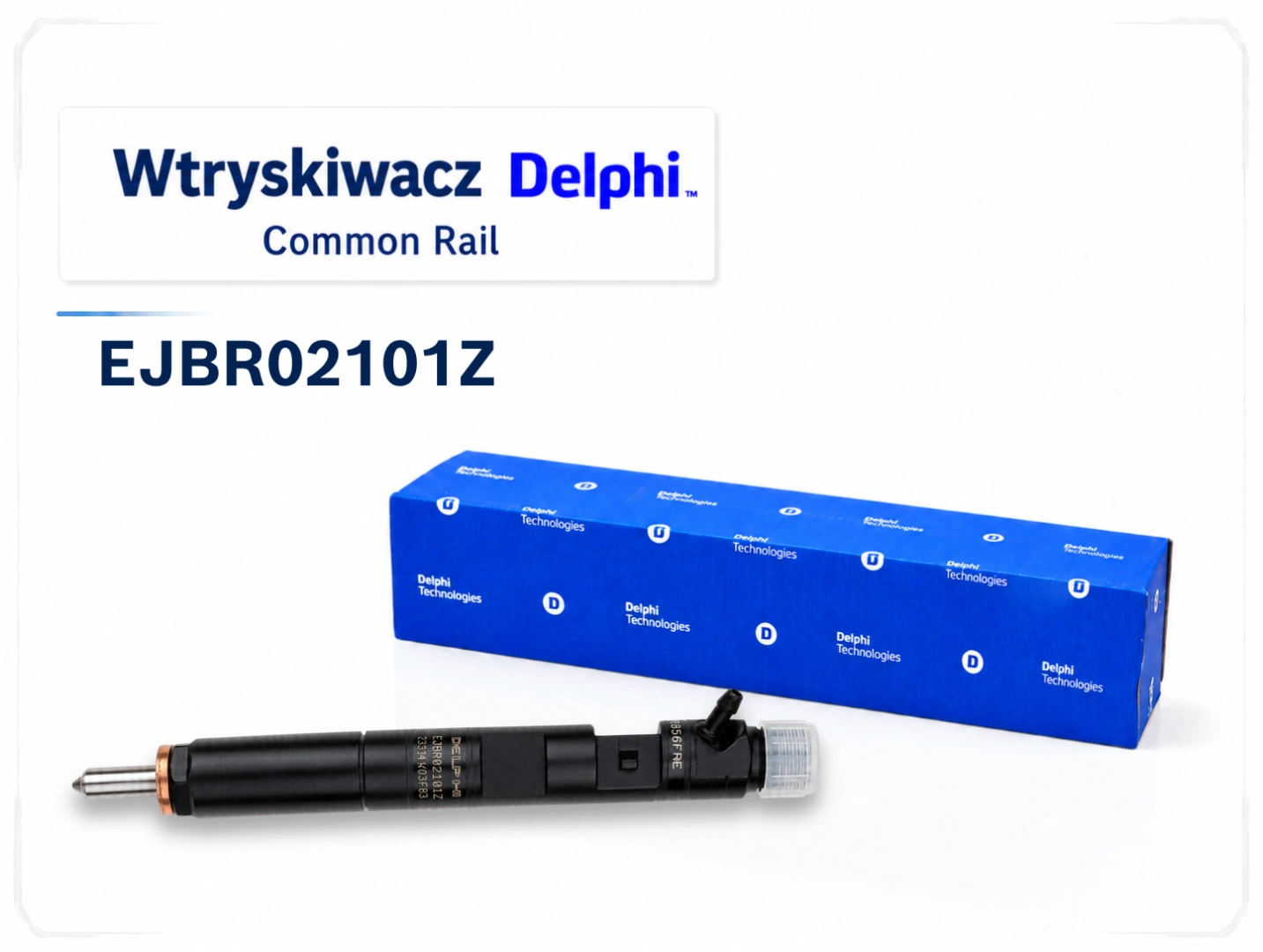 Delphi EJBR02101Z do silników 1.5 dCi Wtryskiwacz Delphi EJBR02101Z z opakowaniem