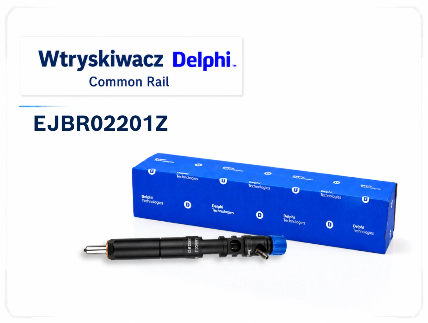 Delphi EJBR02201Z do Forda 1.8 TDCi Wtryskiwacz Delphi EJBR02201Z z opakowaniem