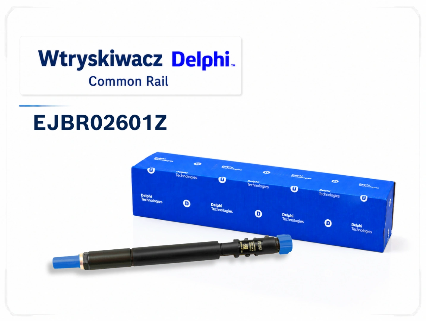Delphi EJBR02601Z do SsangYong 2.7 XDi Wtryskiwacz Delphi EJBR02601Z z opakowaniem