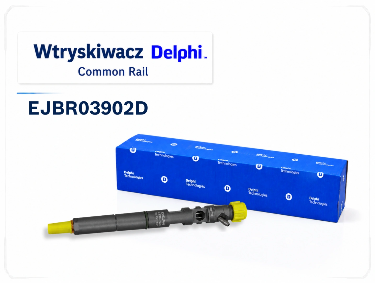Delphi EJBR03902D do Kia Carnival 2.9 CRDi Wtryskiwacz Delphi EJBR03902D z opakowaniem