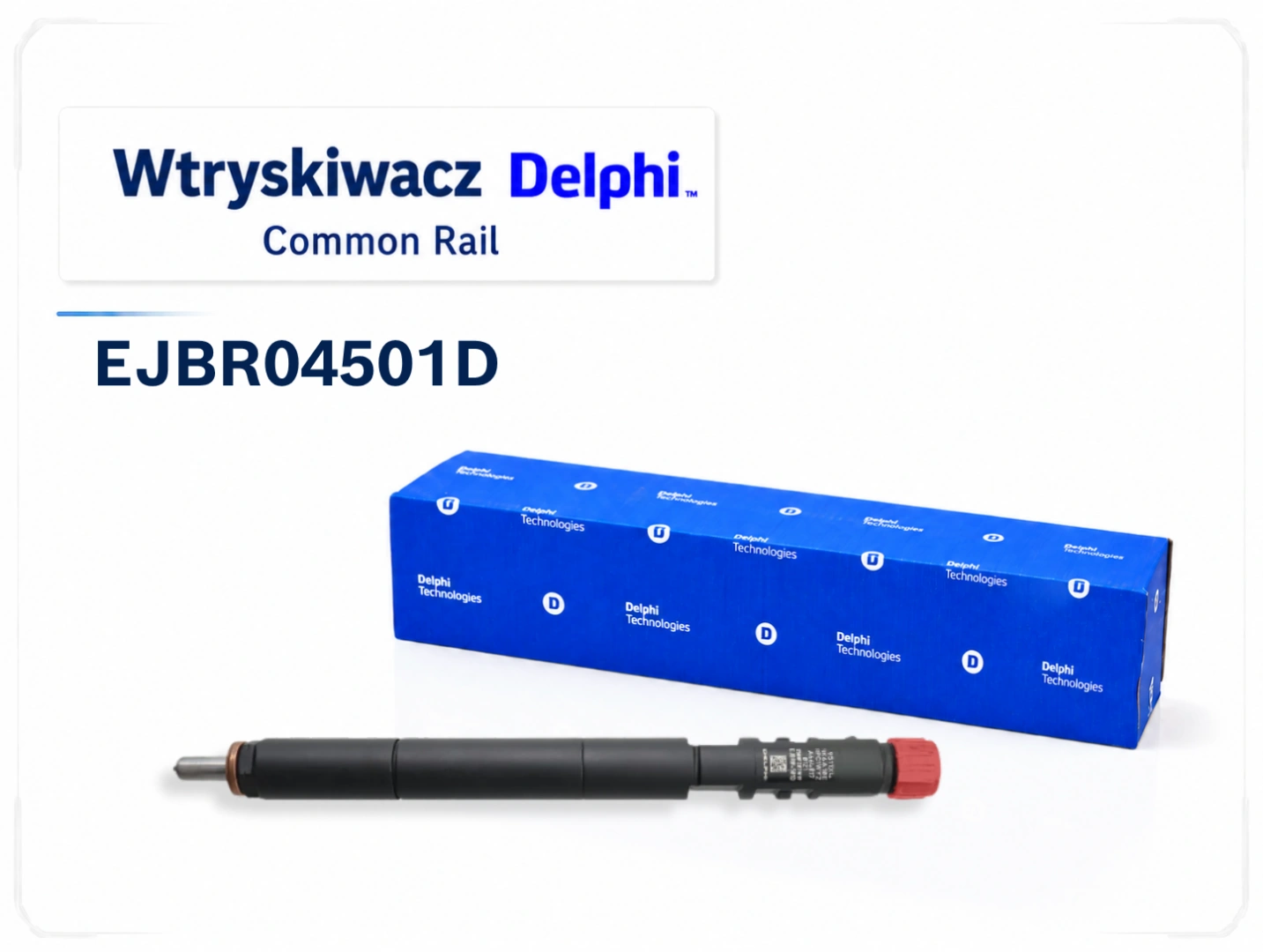 Delphi EJBR04501D do SsangYong 2.0 XDi Wtryskiwacz Delphi EJBR04501D z opakowaniem