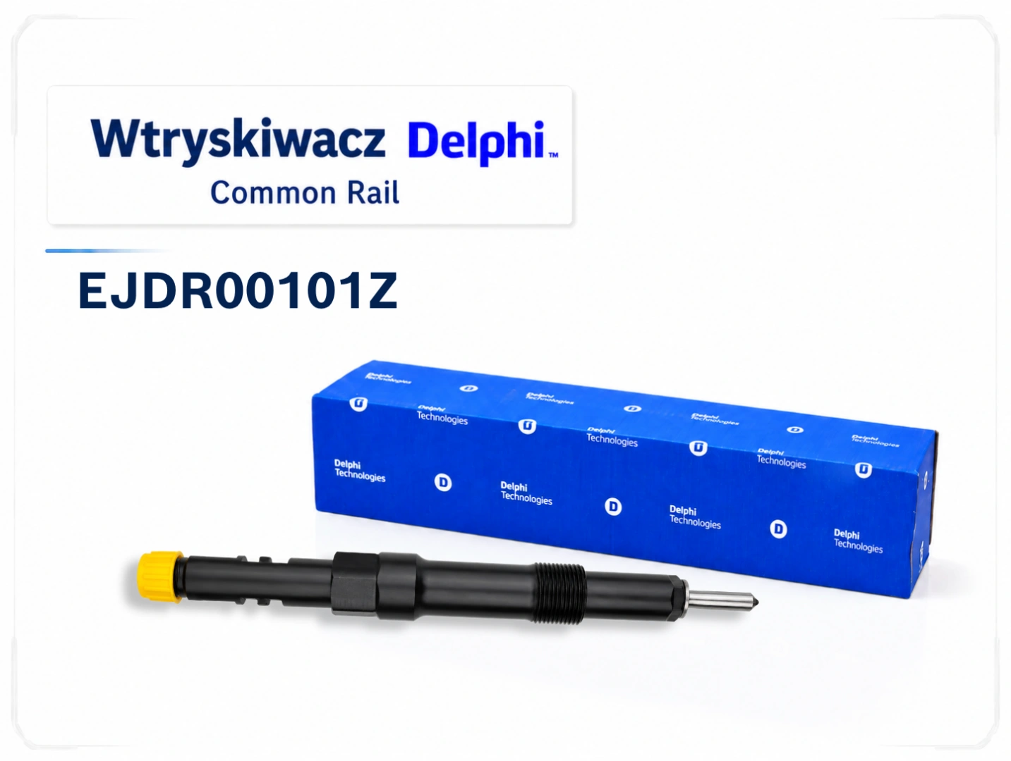 Delphi EJDR00101Z do Forda Mondeo 2.0 TDCi Wtryskiwacz Delphi EJDR00101Z z opakowaniem