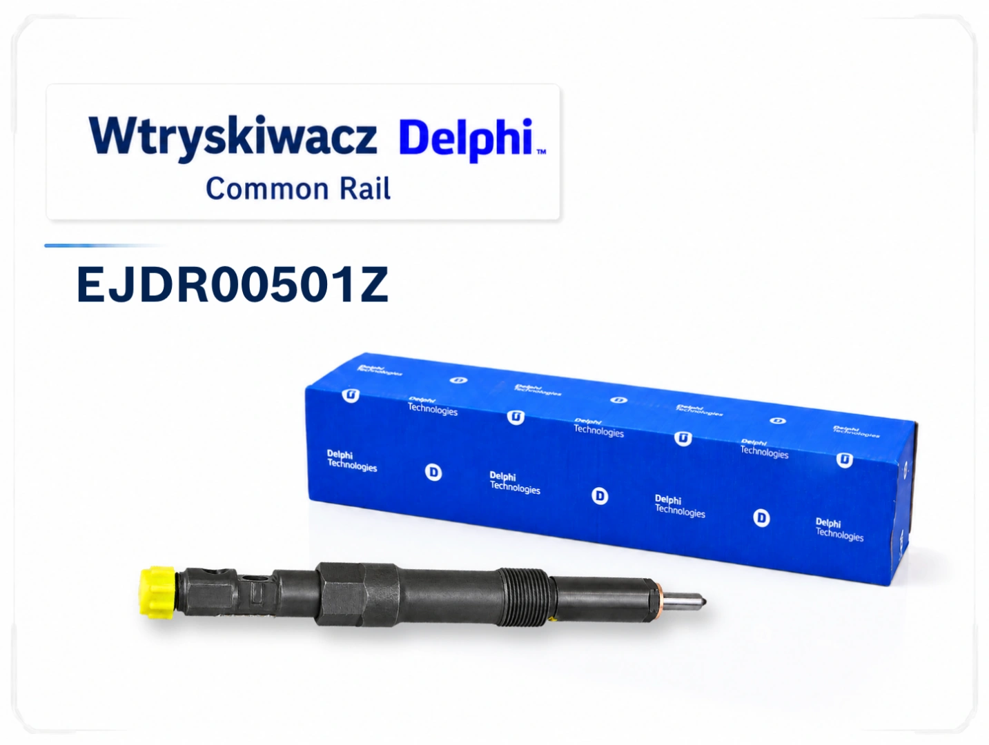 Delphi EJDR00501Z do Forda Mondeo i Jaguara X-Type Wtryskiwacz Delphi EJDR00501Z z opakowaniem