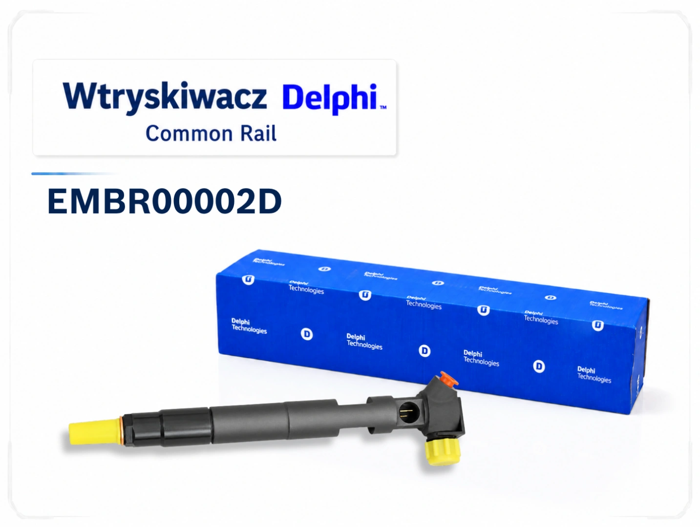 Delphi EMBR00002D do 2.2 diesel Wtryskiwacz EMBR00002D z opakowaniem