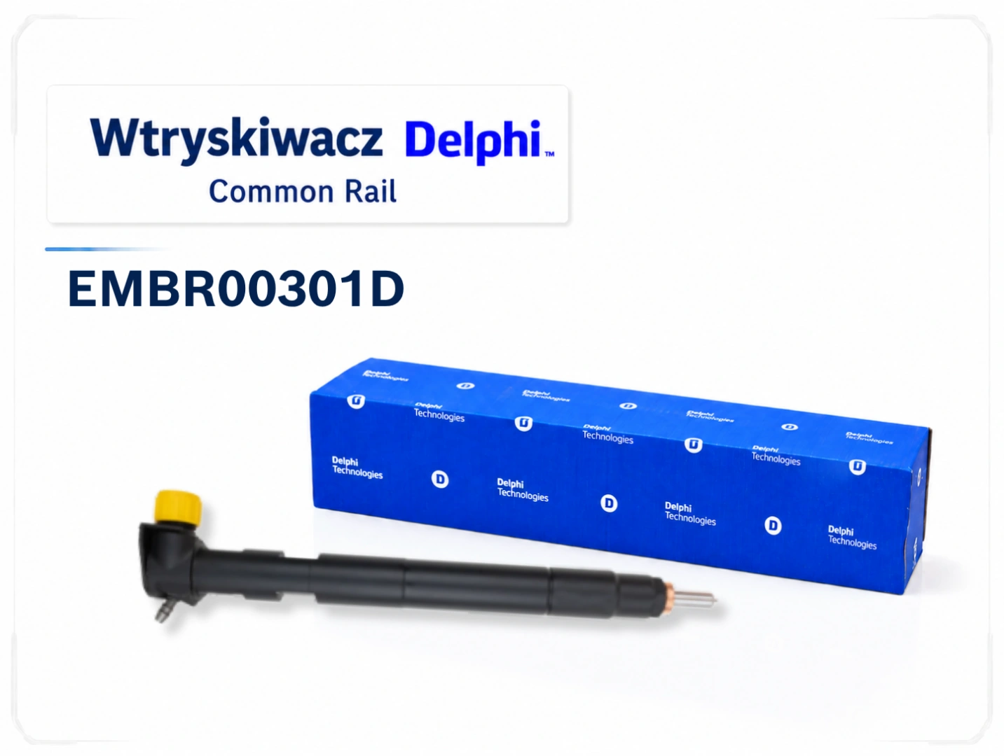 Delphi EMBR00301D do SsangYong 2.0 XDi Wtryskiwacz Delphi EMBR00301D z opakowaniem