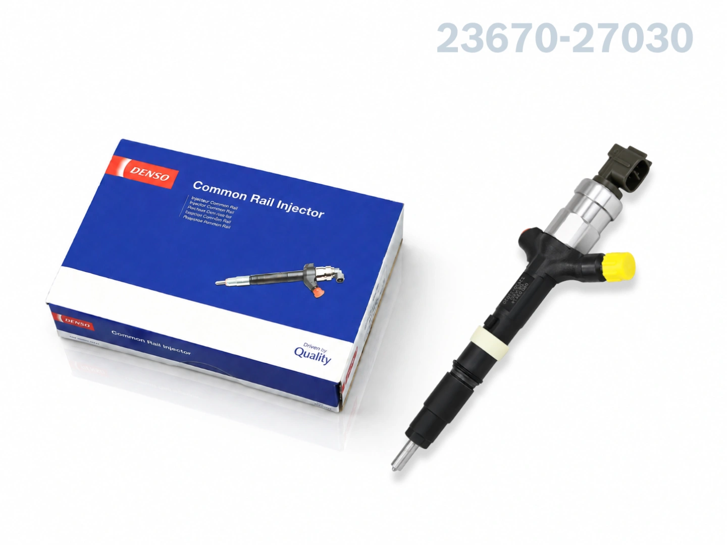 Denso 23670-27030 nowy lub po regeneracji Wtryskiwacz Denso 23670-27030 dostępny jako nowy albo zregenerowany podzespół