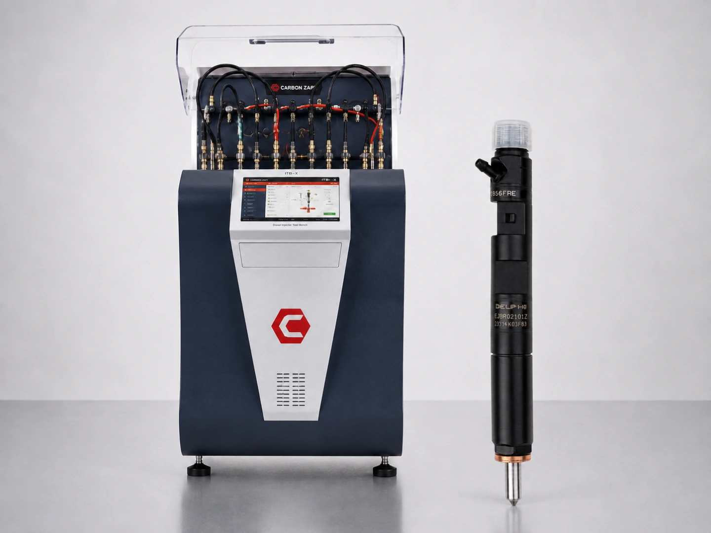Diagnostyka EJBR02101Z na Carbon Zapp Wtryskiwacz Delphi przy stanowisku Carbon Zapp