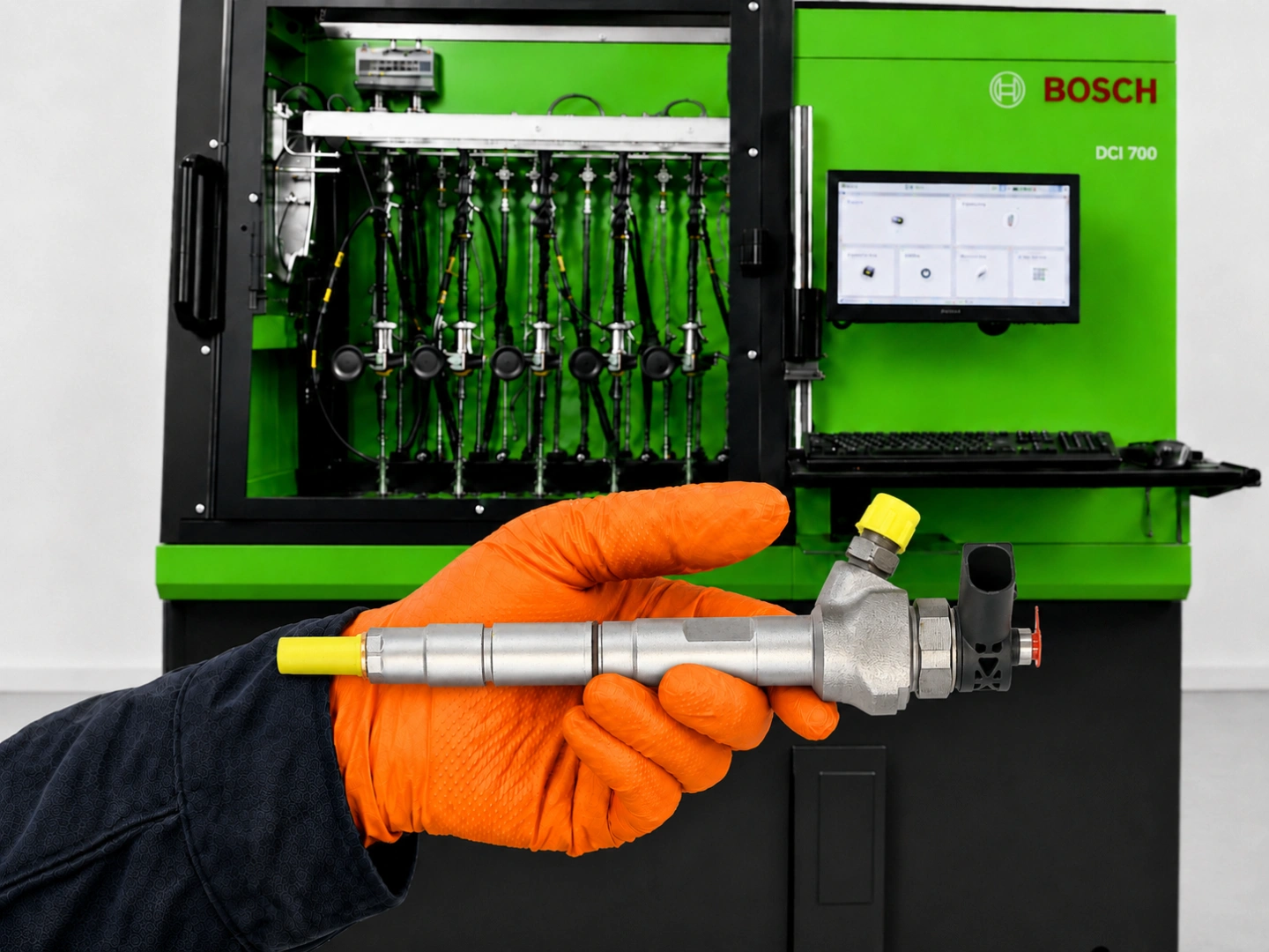Diagnostyka wtryskiwacza Bosch 0445110469 w Pawlik Diesel Service Wtryskiwacz Bosch 0445110469 po diagnostyce