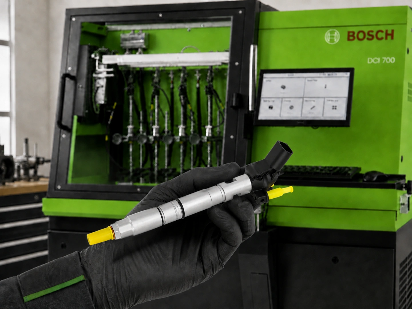 Diagnostyka wtryskiwacza Bosch 0445115052 w Pawlik Diesel Service Wtryskiwacz Bosch 0445115052 po diagnostyce