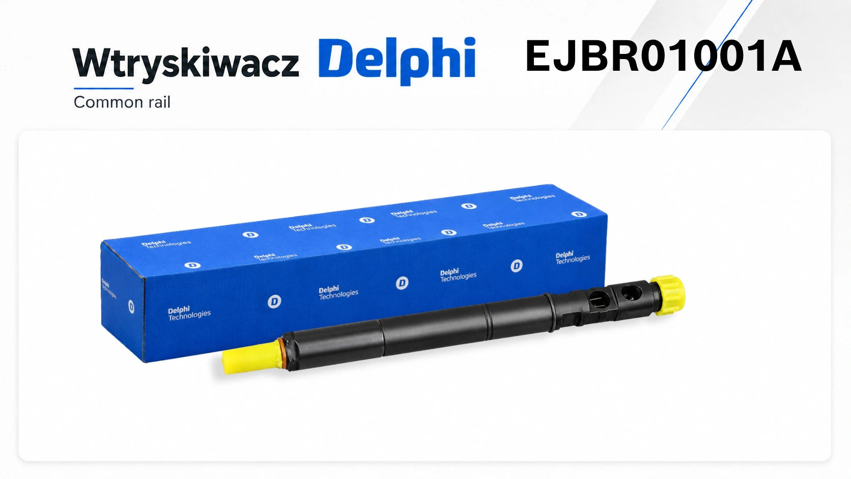 Wtryskiwacz EJBR01001A dostępny jako nowy albo profesjonalnie zregenerowany.