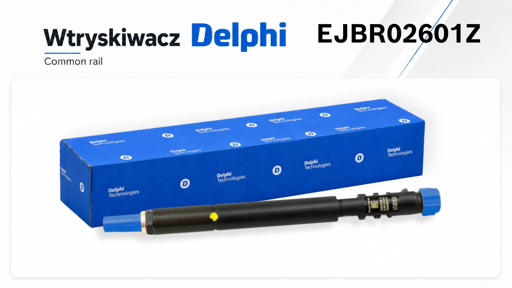 Wtryskiwacz EJBR02601Z przeznaczony do wybranych wersji silnika SsangYong 2.7 XDi.