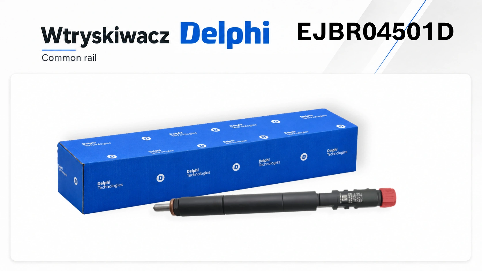 Wtryskiwacz Delphi przeznaczony do wybranych wersji SsangYong 2.0 XDi.