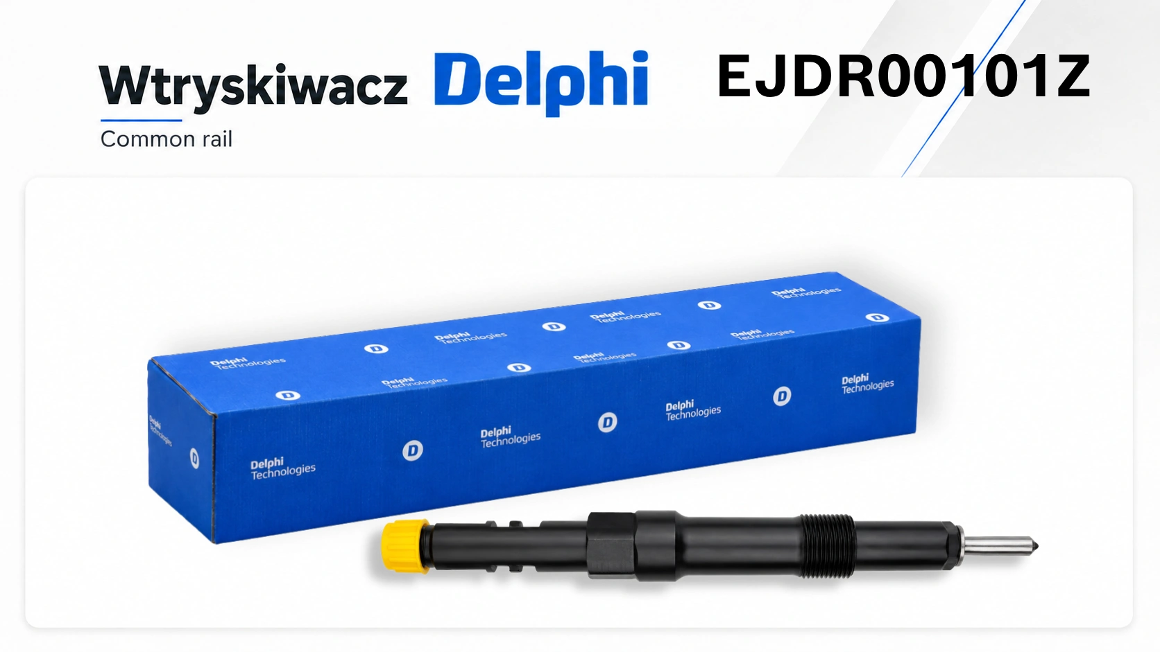 Wtryskiwacz Common Rail Delphi EJDR00101Z do silnika 2.0 TDCi.