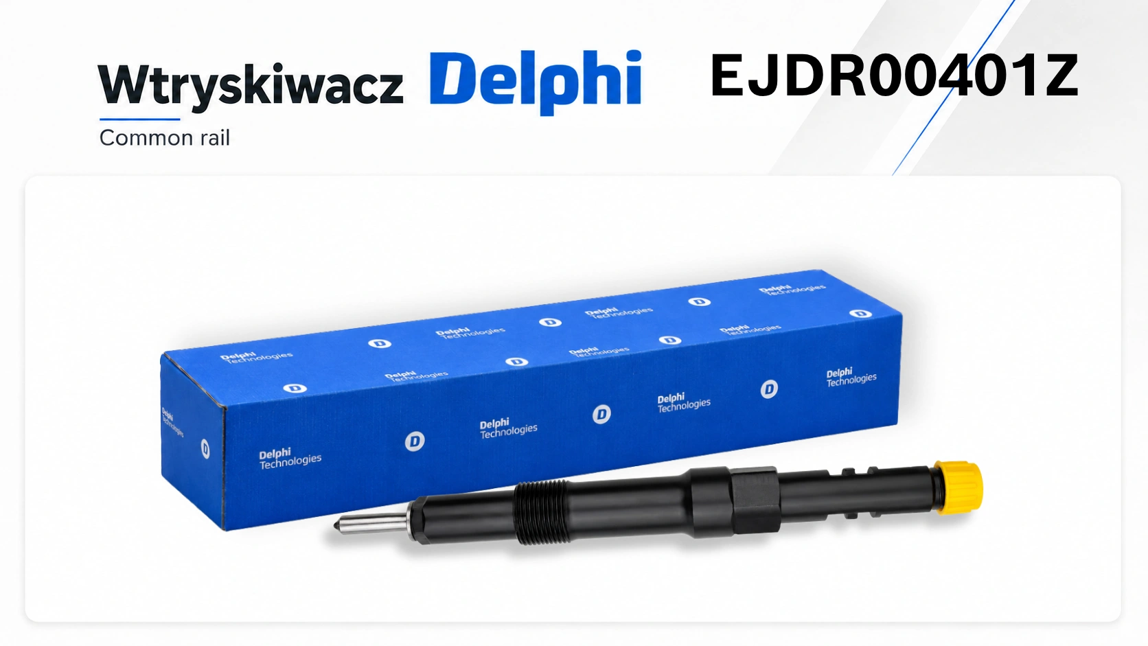 Nowy lub zregenerowany wtryskiwacz Delphi EJDR00401Z dostępny w Pawlik Diesel Service.