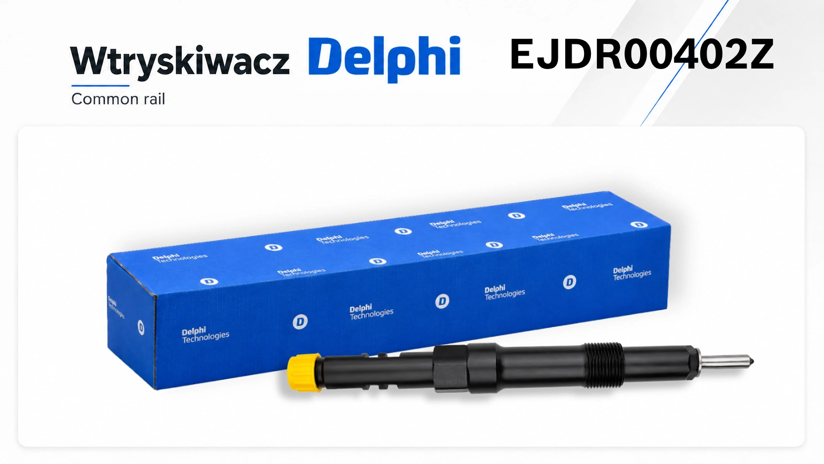 Elektromagnetyczny wtryskiwacz Delphi przeznaczony do wybranych silników Forda 2.0 TDCi.