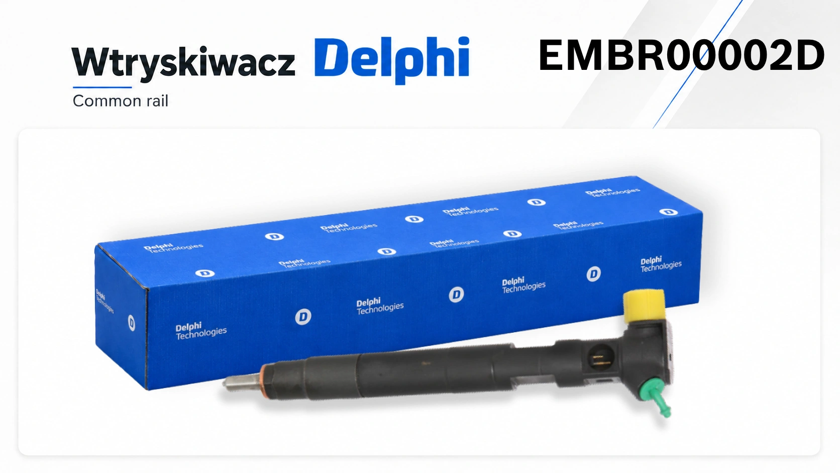 Wtryskiwacz Common Rail dostępny w wariancie nowym lub regenerowanym w Pawlik Diesel Service.