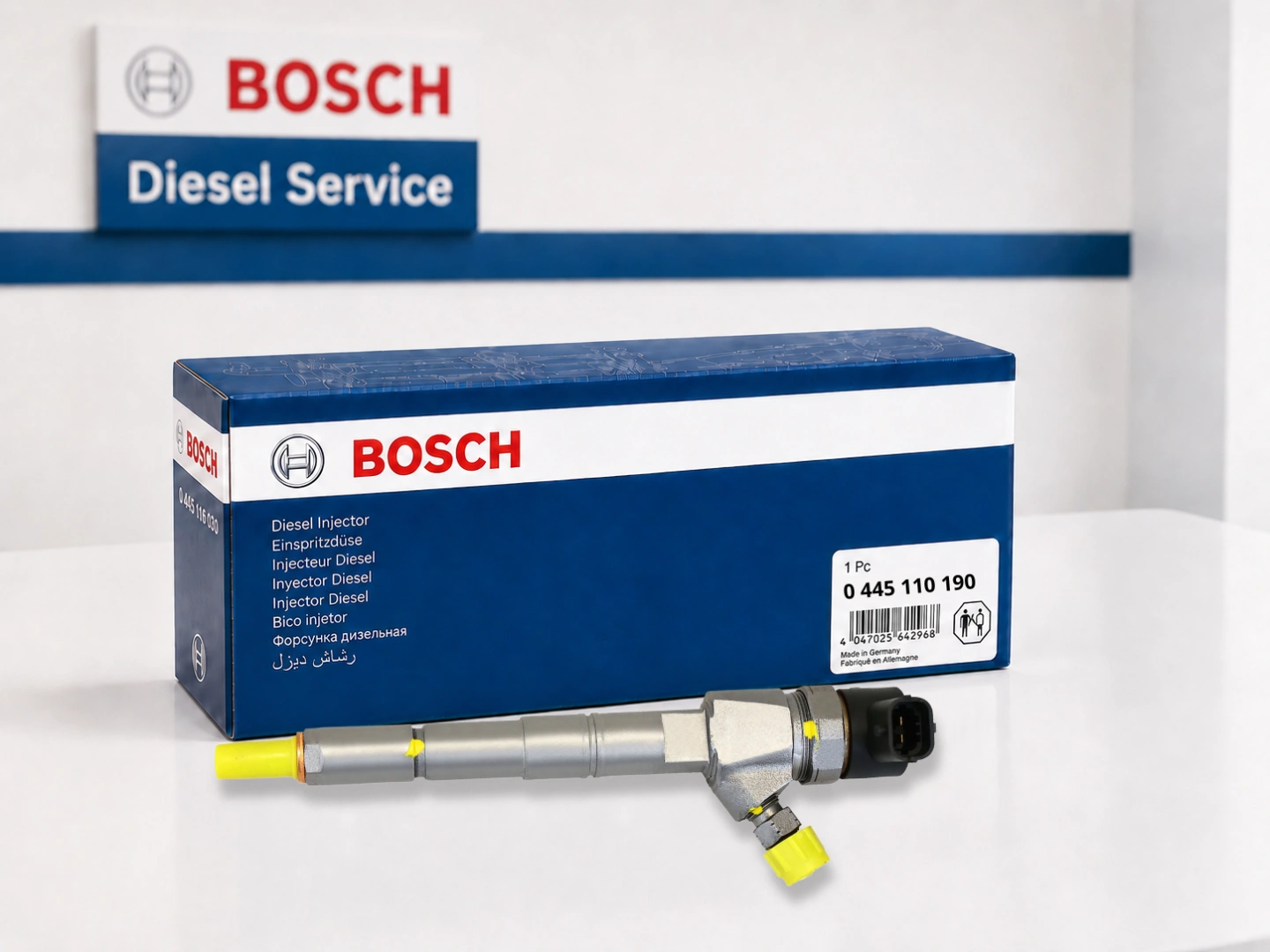 Nowy lub zregenerowany wtryskiwacz Bosch 0445110190 Wtryskiwacz Bosch 0445110190 w wariancie sprzedażowym
