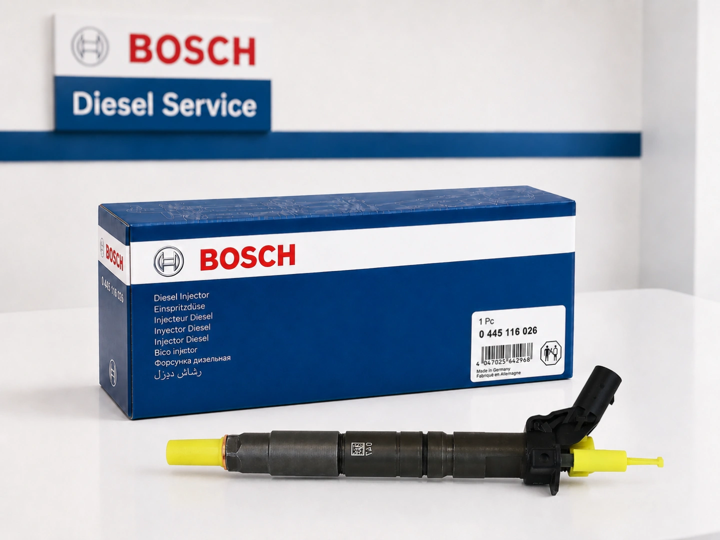 Wtryskiwacz Bosch 0445116026 przygotowany do wysyłki