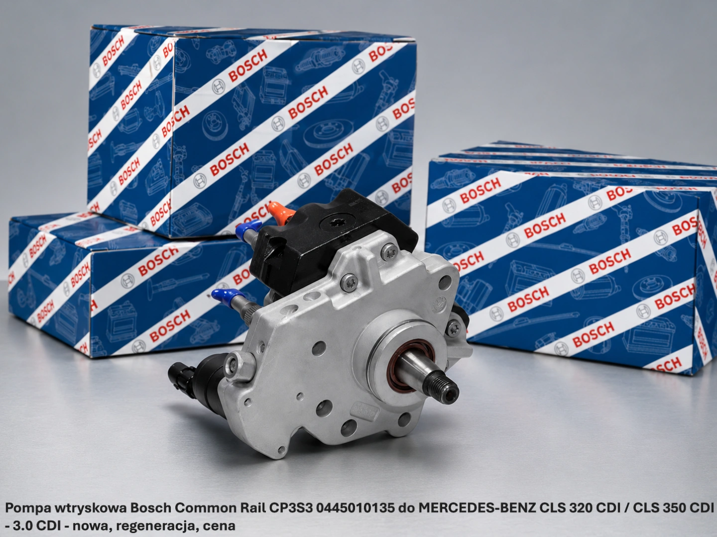 Pompa wtryskowa Bosch Common Rail CP3S3 0445010135 do MERCEDES-BENZ CLS 320 CDI / CLS 350 CDI - 3.0 CDI Pompa wtryskowa Bosch Common Rail CP3S3 0445010135 do MERCEDES-BENZ CLS 320 CDI / CLS 350 CDI - 3.0 CDI - nowa, regeneracja, cena