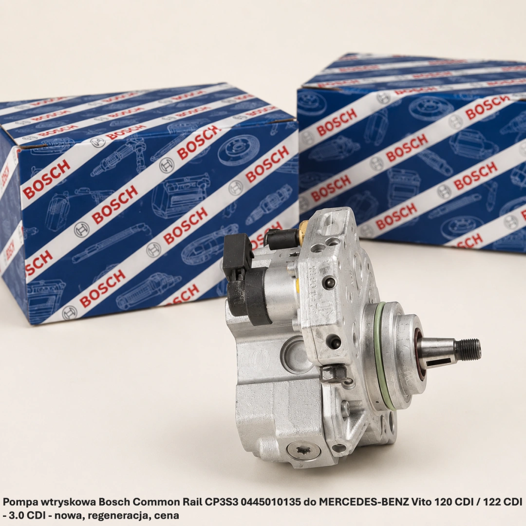 Pompa wtryskowa Bosch Common Rail CP3S3 0445010135 do MERCEDES-BENZ Vito 120 CDI / 122 CDI - 3.0 CDI 