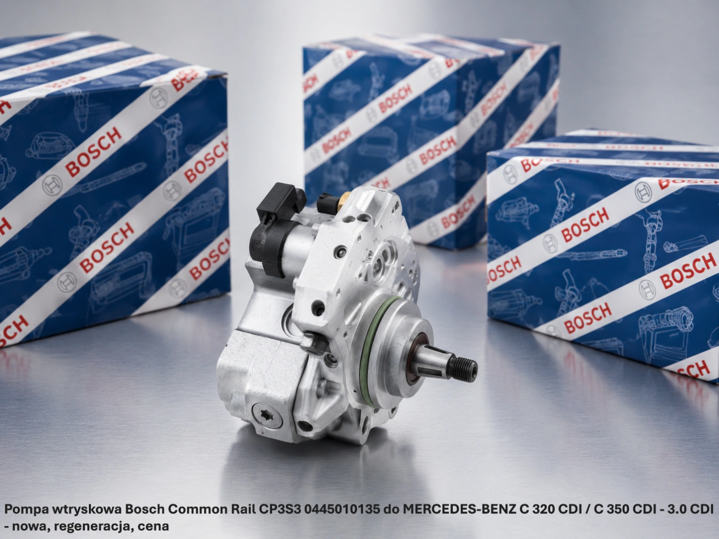 Pompa wtryskowa Bosch Common Rail CP3S3 0445010135 do MERCEDES-BENZ C 320 CDI / C 350 CDI - 3.0 CDI Pompa wtryskowa Bosch Common Rail CP3S3 0445010135 do MERCEDES-BENZ C 320 CDI / C 350 CDI - 3.0 CDI