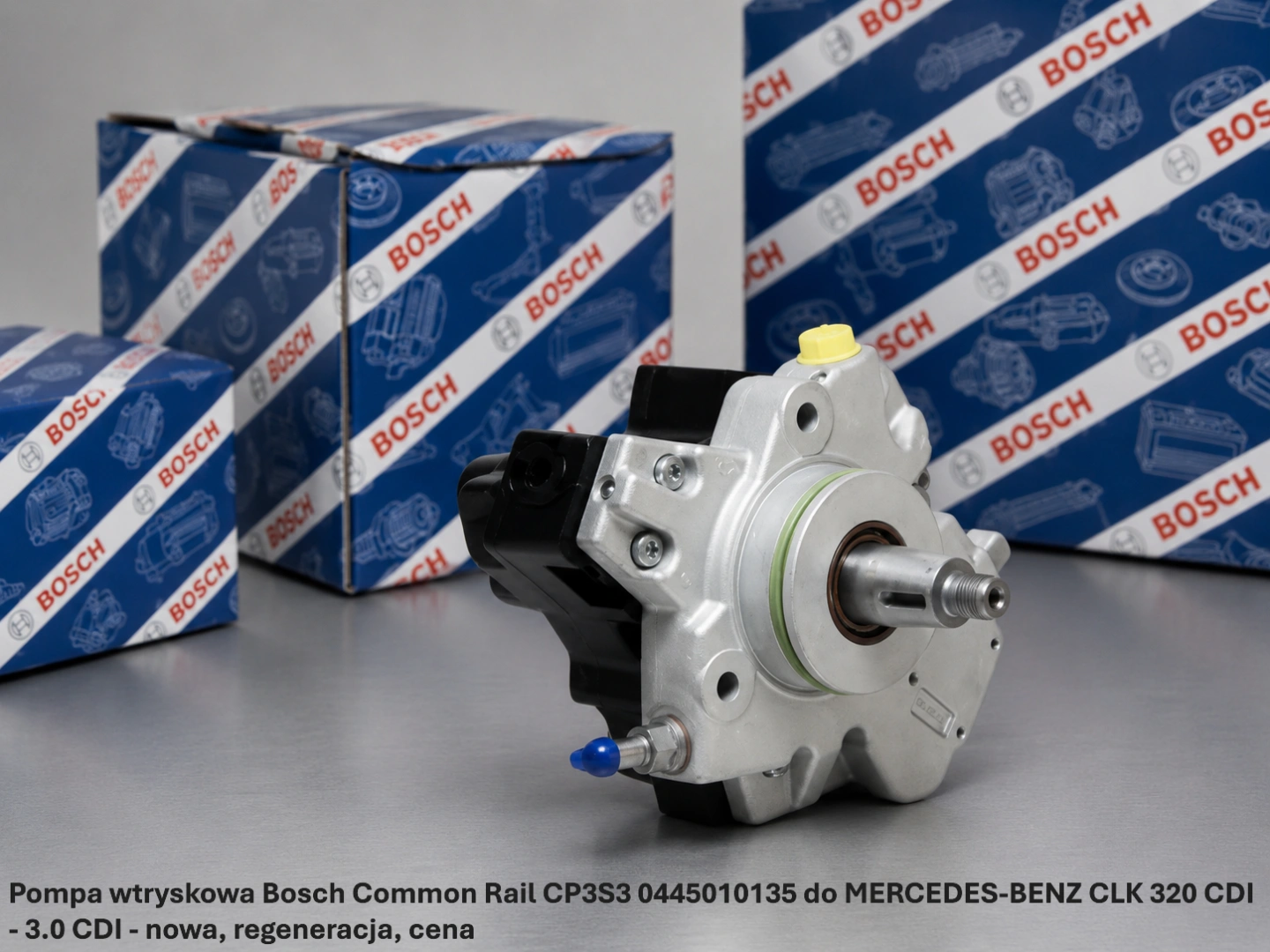 Pompa wtryskowa Bosch Common Rail CP3S3 0445010135 do MERCEDES-BENZ CLK 320 CDI - 3.0 CDI Pompa wtryskowa Bosch Common Rail CP3S3 0445010135 do MERCEDES-BENZ CLK 320 CDI - 3.0 CDI - nowa, regeneracja, cena