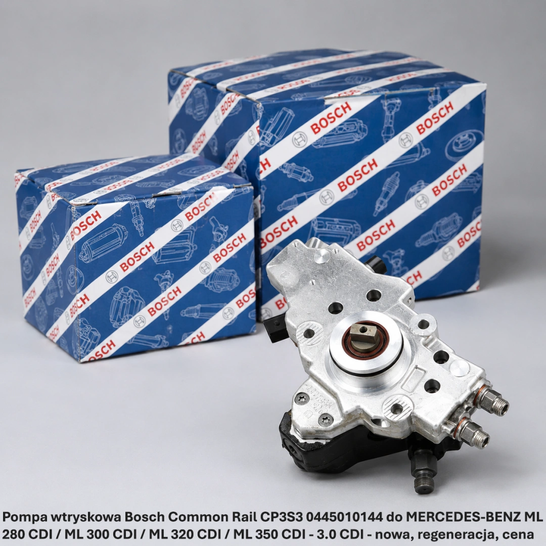 Pompa wtryskowa Bosch Common Rail CP3S3 0445010144 do MERCEDES-BENZ ML 280 CDI / ML 300 CDI / ML 320 CDI / ML 350 CDI - 3.0 CDI
