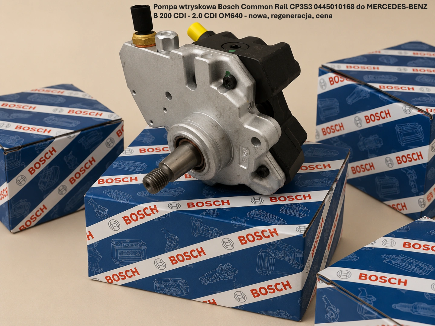 Pompa wtryskowa Bosch Common Rail CP3S3 0445010168 do MERCEDES-BENZ B 200 CDI - 2.0 CDI OM640 