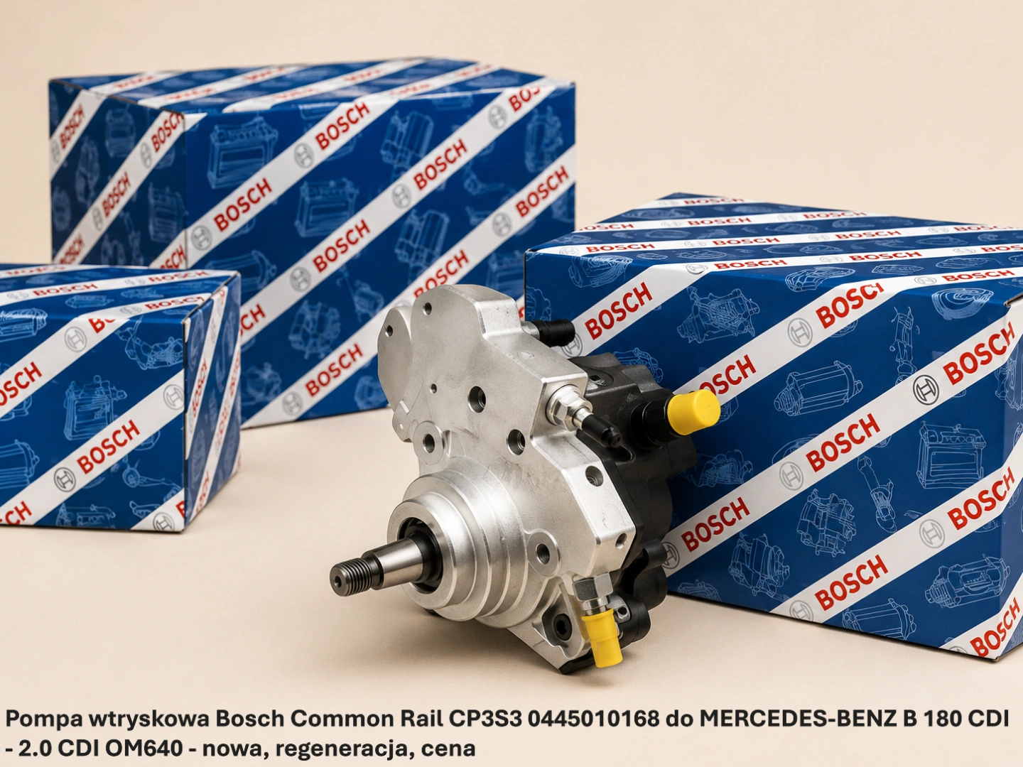 Pompa wtryskowa Bosch Common Rail CP3S3 0445010168 do MERCEDES-BENZ B 180 CDI - 2.0 CDI OM640 