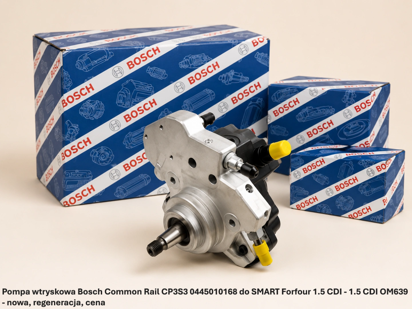 Pompa wtryskowa Bosch Common Rail CP3S3 0445010168 do SMART Forfour 1.5 CDI - 1.5 CDI OM639 