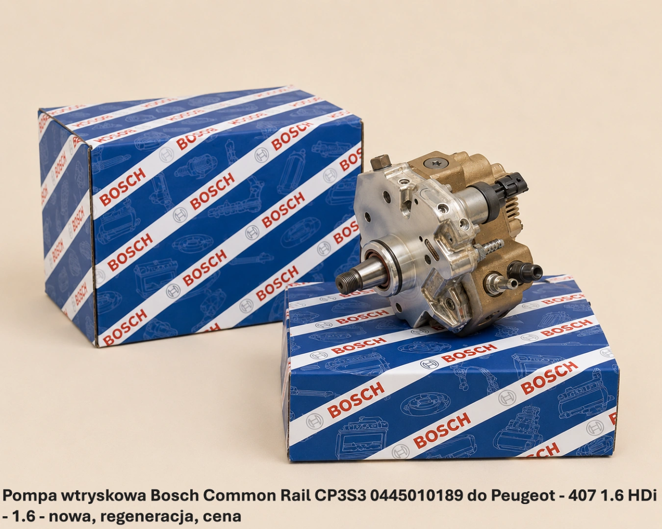 Pompa wtryskowa Bosch Common Rail CP3S3 0445010189 do Peugeot - 407 1.6 HDi - 1.6 