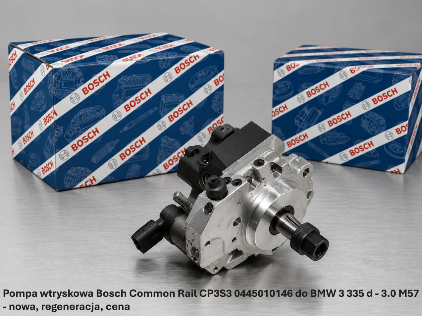 Pompa wtryskowa Bosch Common Rail CP3S3 0445010146 do BMW 3 335 d - 3.0 M57 