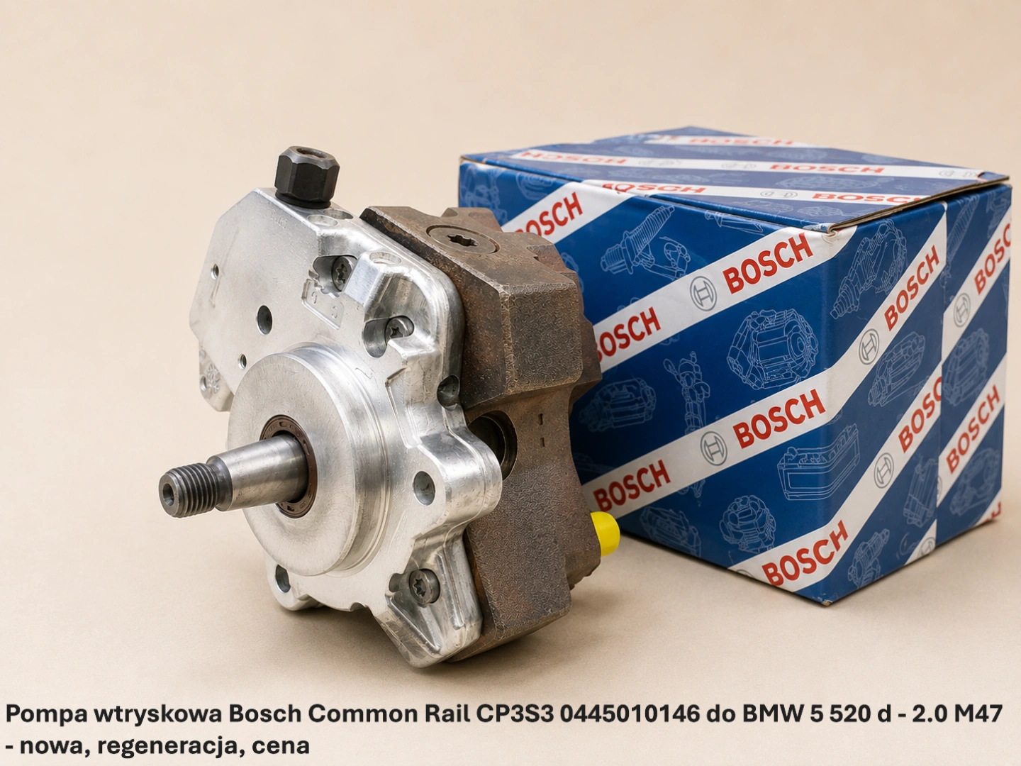 Pompa wtryskowa Bosch Common Rail CP3S3 0445010146 do BMW 5 520 d - 2.0 M47 