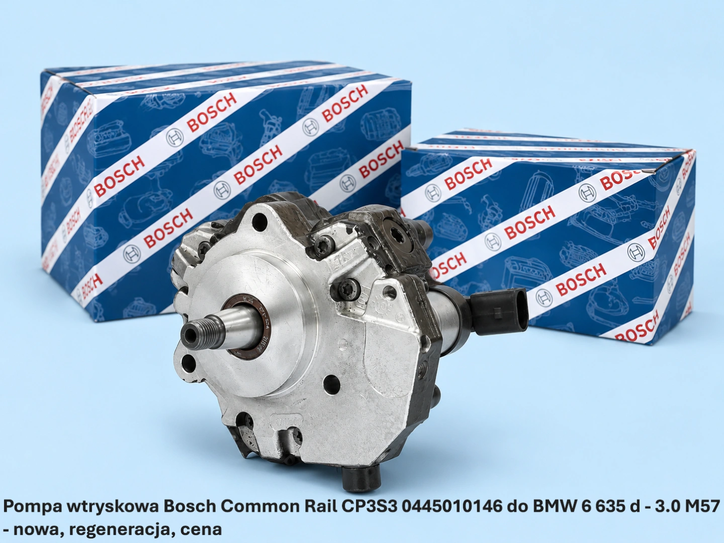 Pompa wtryskowa Bosch Common Rail CP3S3 0445010146 do BMW 6 635 d - 3.0 M57