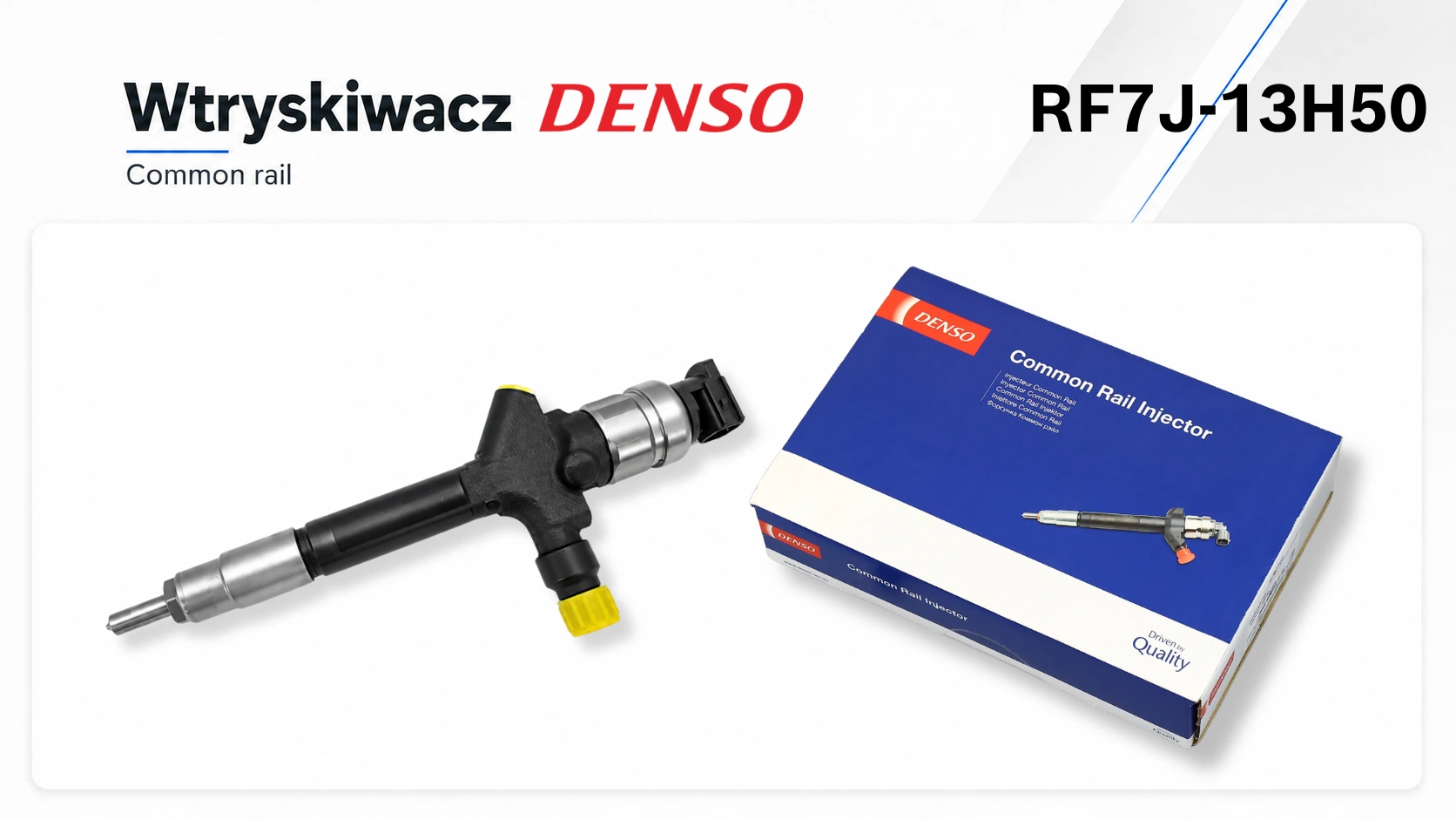 Wtryskiwacz Denso Common Rail do wybranych modeli Mazda z silnikiem 2.0 Diesel.
