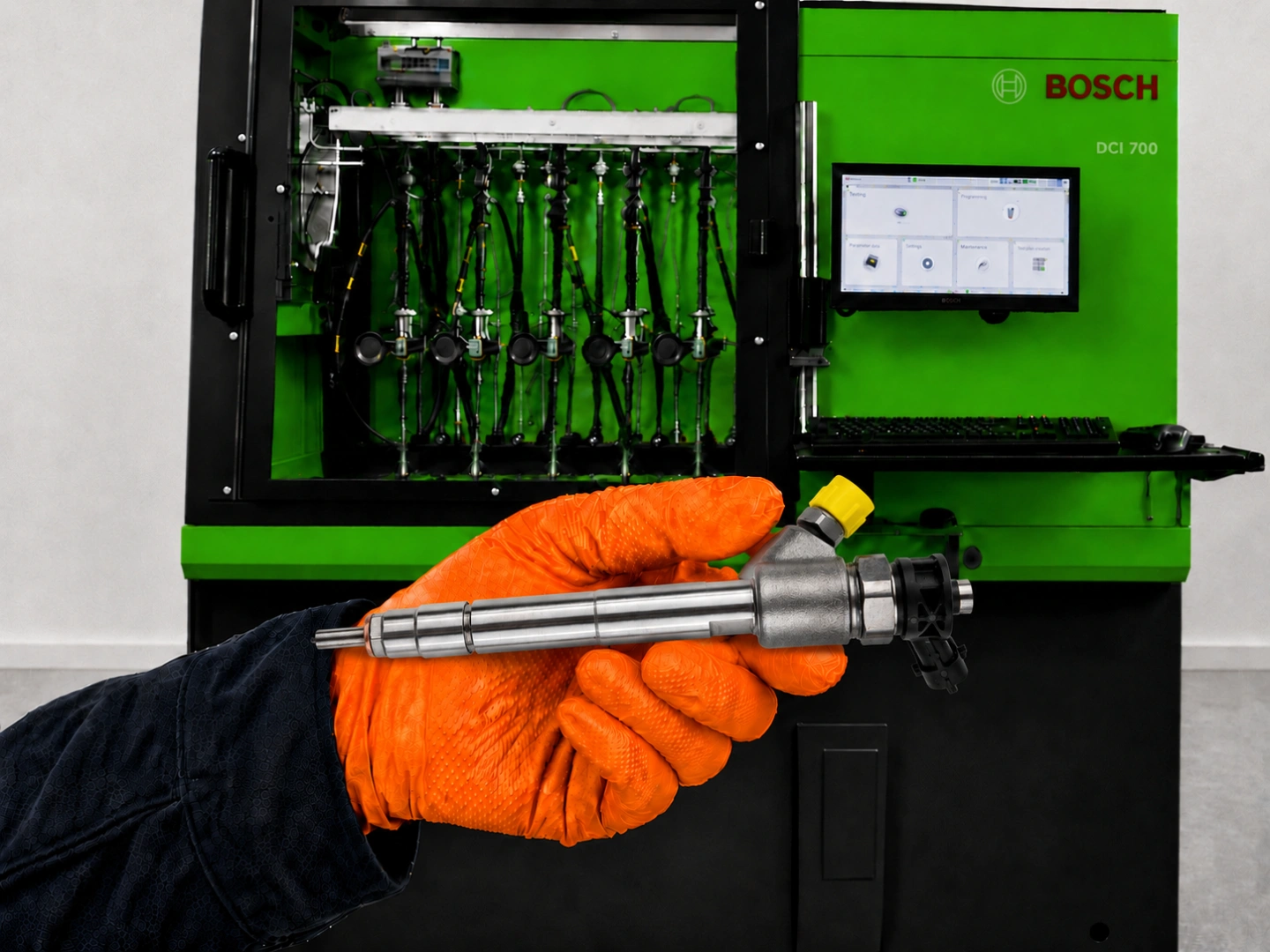 Regeneracja wtryskiwacza Bosch 0445110955 w Pawlik Diesel Service Wtryskiwacz Bosch 0445110955 po diagnostyce