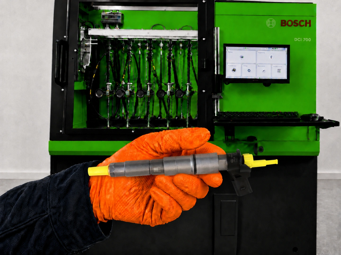 Regeneracja wtryskiwacza Bosch 0445115048 w Pawlik Diesel Service Wtryskiwacz Bosch 0445115048 po diagnostyce